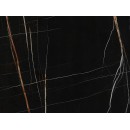 Стол обеденный SIGNAL DIUNA Ceramic Sahara Noir черный мрамор/черный мат 160-240/90